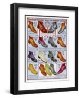 Footwear Catalog-null-Framed Art Print