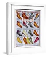 Footwear Catalog-null-Framed Art Print