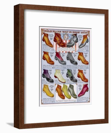 Footwear Catalog-null-Framed Art Print