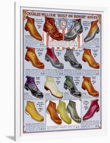 Footwear Catalog-null-Framed Art Print