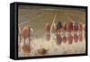 For 80 Cents, Row of Women Workers in a Rice Field, 1893-Angelo Morbelli-Framed Stretched Canvas