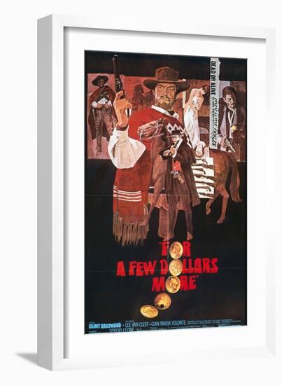 For a Few Dollars More, 1965, "Per Qualche Dollaro In Piu" Directed by Sergio Leone-null-Framed Giclee Print