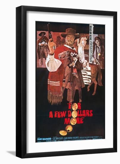 For a Few Dollars More, 1965, "Per Qualche Dollaro In Piu" Directed by Sergio Leone-null-Framed Premium Giclee Print