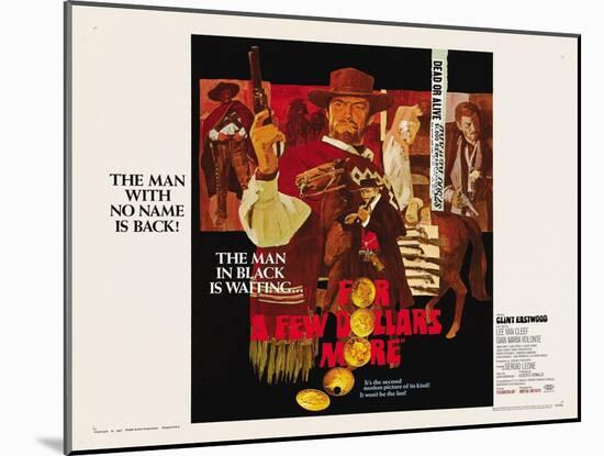 For a Few Dollars More, 1966-null-Mounted Art Print