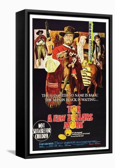 For a Few Dollars More, (AKA Per Qualche Dollaro in Piu), 1965-null-Framed Stretched Canvas