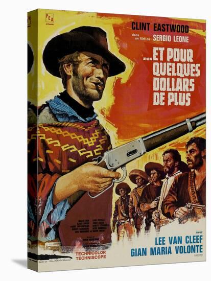 For a Few Dollars More (aka Per Qualche Dollaro In Piu), 1965-null-Stretched Canvas