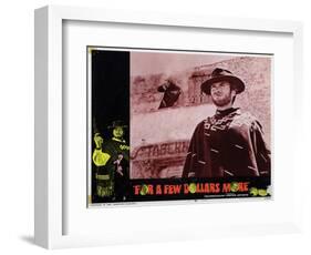 For a Few Dollars More, (AKA Per Qualche Dollaro in Piu), Clint Eastwood, 1965-null-Framed Art Print