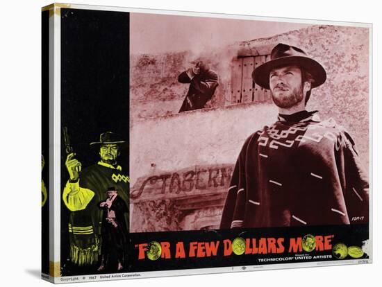 For a Few Dollars More, (AKA Per Qualche Dollaro in Piu), Clint Eastwood, 1965-null-Stretched Canvas