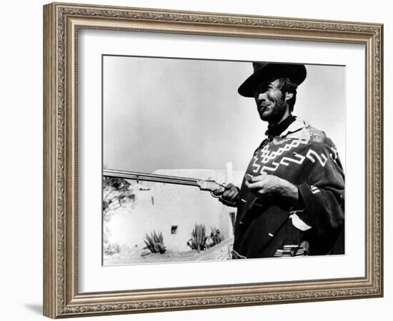 For a Few Dollars More, Clint Eastwood, 1965-null-Framed Photo