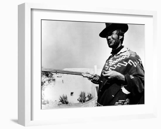 For a Few Dollars More, Clint Eastwood, 1965-null-Framed Photo