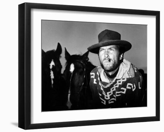 For a Few Dollars More, Clint Eastwood, 1965-null-Framed Photo