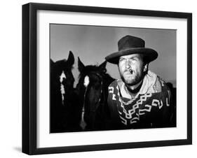 For a Few Dollars More, Clint Eastwood, 1965-null-Framed Photo