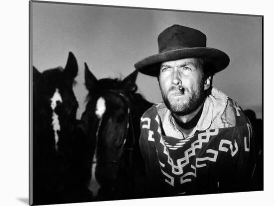 For a Few Dollars More, Clint Eastwood, 1965-null-Mounted Photo