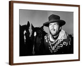 For a Few Dollars More, Clint Eastwood, 1965-null-Framed Photo