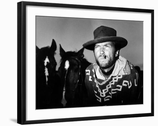 For a Few Dollars More, Clint Eastwood, 1965-null-Framed Photo