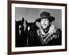 For a Few Dollars More, Clint Eastwood, 1965-null-Framed Photo