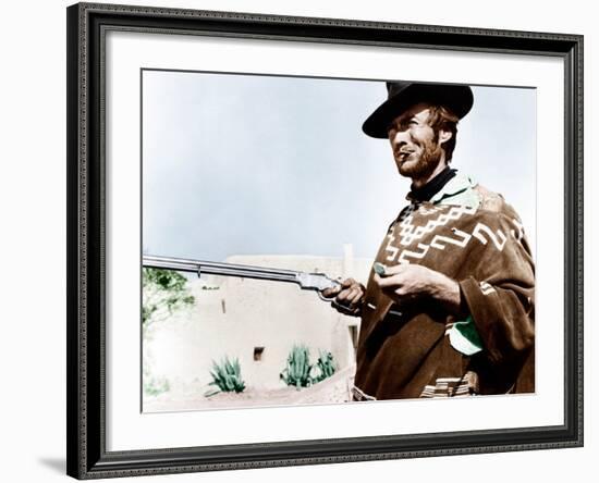 For a Few Dollars More, Clint Eastwood, 1965-null-Framed Photo