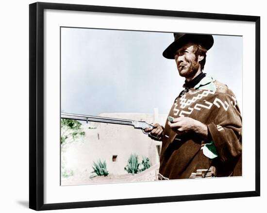 For a Few Dollars More, Clint Eastwood, 1965-null-Framed Photo