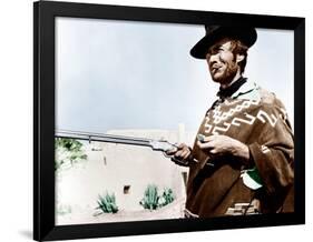 For a Few Dollars More, Clint Eastwood, 1965-null-Framed Photo