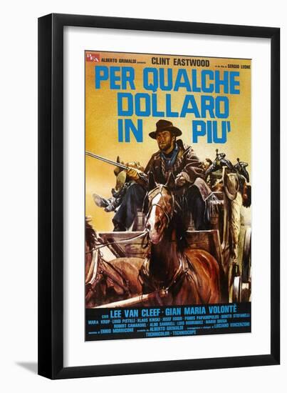 For a Few Dollars More, Clint Eastwood, 1965-null-Framed Art Print