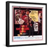 For a Few Dollars More, Clint Eastwood, Lee Van Cleef, 1965-null-Framed Art Print