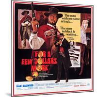For a Few Dollars More, Clint Eastwood, Lee Van Cleef, 1965-null-Mounted Art Print
