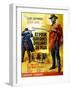 For a Few Dollars More, Clint Eastwood on French Poster Art, 1965-null-Framed Art Print