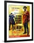 For a Few Dollars More, Clint Eastwood on French Poster Art, 1965-null-Framed Art Print