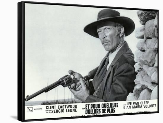 For a Few Dollars More, French Movie Poster, 1966-null-Framed Stretched Canvas