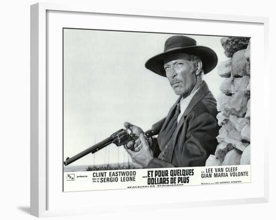 For a Few Dollars More, French Movie Poster, 1966-null-Framed Art Print