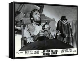 For a Few Dollars More, French Movie Poster, 1966-null-Framed Stretched Canvas