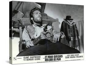 For a Few Dollars More, French Movie Poster, 1966-null-Stretched Canvas