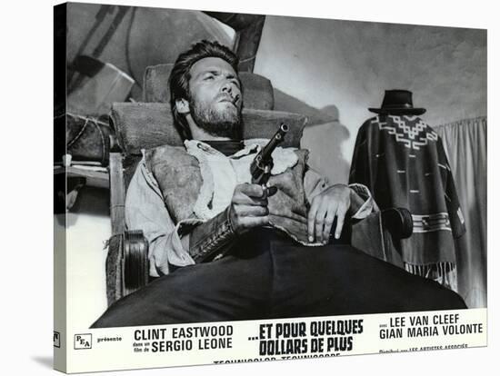 For a Few Dollars More, French Movie Poster, 1966-null-Stretched Canvas