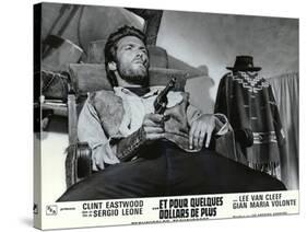 For a Few Dollars More, French Movie Poster, 1966-null-Stretched Canvas