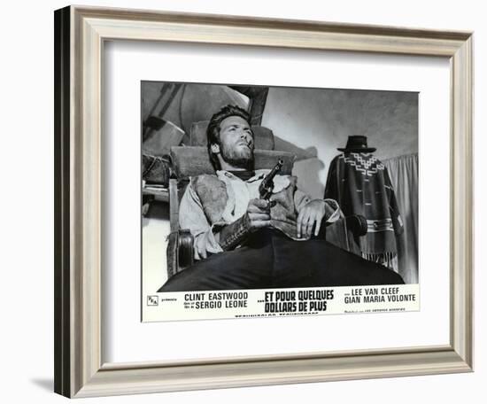 For a Few Dollars More, French Movie Poster, 1966-null-Framed Art Print