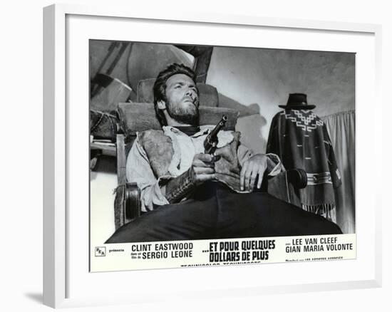 For a Few Dollars More, French Movie Poster, 1966-null-Framed Art Print