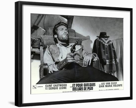 For a Few Dollars More, French Movie Poster, 1966-null-Framed Art Print