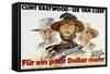 For a Few Dollars More, Lee Van Cleef, Clint Eastwood, Klaus Kinski, 1964-null-Framed Stretched Canvas