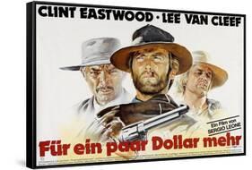 For a Few Dollars More, Lee Van Cleef, Clint Eastwood, Klaus Kinski, 1964-null-Framed Stretched Canvas