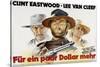 For a Few Dollars More, Lee Van Cleef, Clint Eastwood, Klaus Kinski, 1964-null-Stretched Canvas