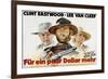 For a Few Dollars More, Lee Van Cleef, Clint Eastwood, Klaus Kinski, 1964-null-Framed Art Print