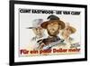 For a Few Dollars More, Lee Van Cleef, Clint Eastwood, Klaus Kinski, 1964-null-Framed Art Print