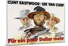 For a Few Dollars More, Lee Van Cleef, Clint Eastwood, Klaus Kinski, 1964-null-Mounted Premium Giclee Print