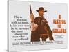 For a Few Dollars More, UK Movie Poster, 1966-null-Stretched Canvas