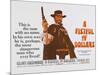 For a Few Dollars More, UK Movie Poster, 1966-null-Mounted Art Print