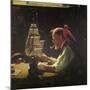 For a Good Boy (or Sea Captain Building Ship Model)-Norman Rockwell-Mounted Giclee Print