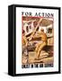 For Action, Enlist in the Air Service-Otho Cushing-Framed Stretched Canvas