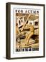 For Action Enlist in the Air Service-null-Framed Art Print