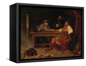 For Better or Worse - Rob Roy and the Baillie, 1886-John Watson Nicol-Framed Stretched Canvas