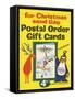 For Christmas Send Gay Postal Order Gift Cards, 4D Each with Envelope-null-Framed Stretched Canvas